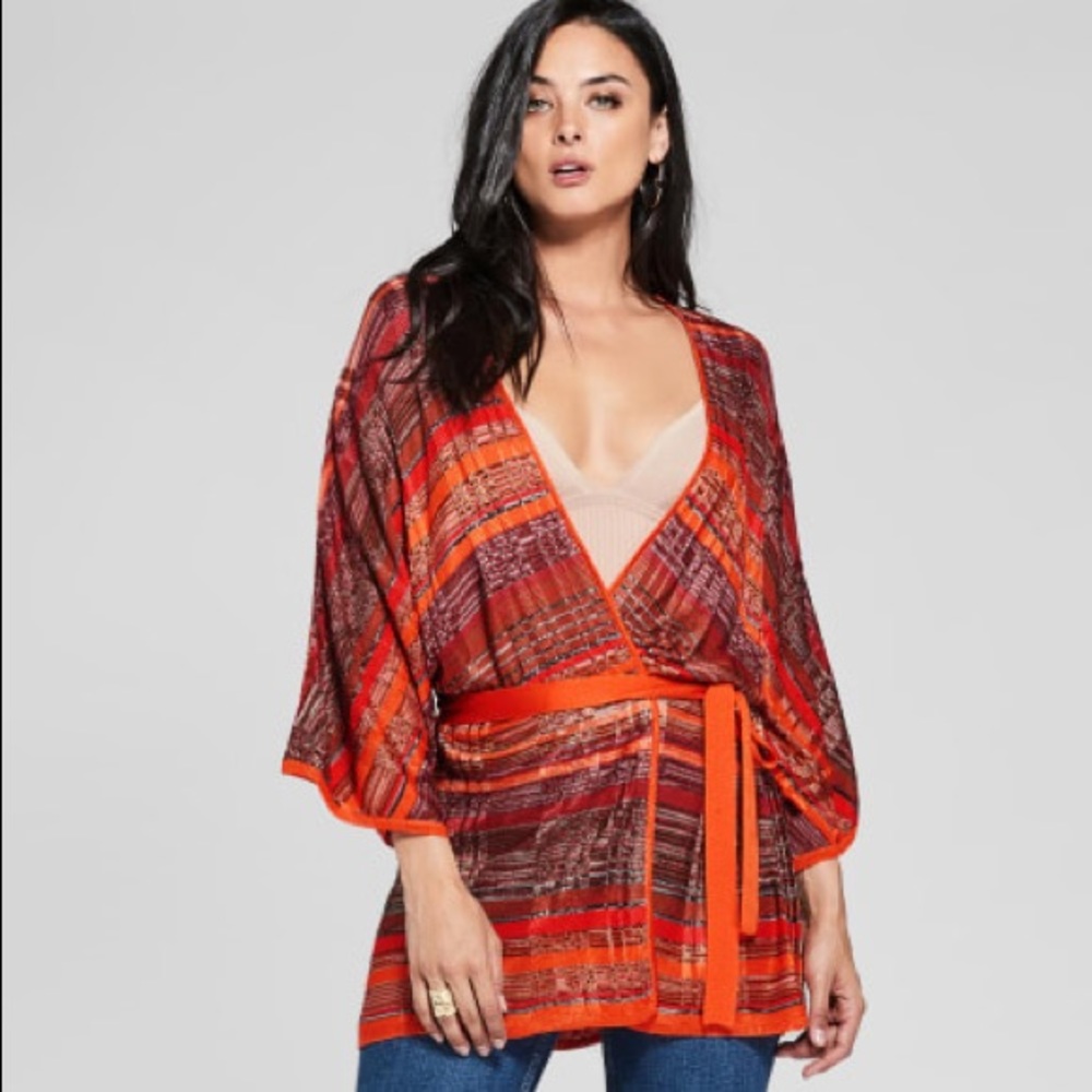New Guess Marciano Sasika Sweater cover up wrap XS/ S